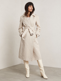 Costello Linen Trench Coat