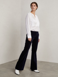 Janis Velvet Flared Pants