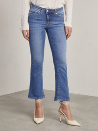 Max Flared Cropped Denim